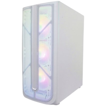 Компьютерный корпус 1STPLAYER FIREBASE X4 White (X4-WH-4F1-W)