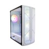 Компьютерный корпус 1STPLAYER FIREBASE X4 White (X4-WH-4F1-W)