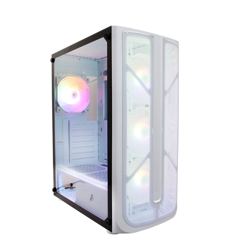 Компьютерный корпус 1STPLAYER FIREBASE X4 White (X4-WH-4F1-W)