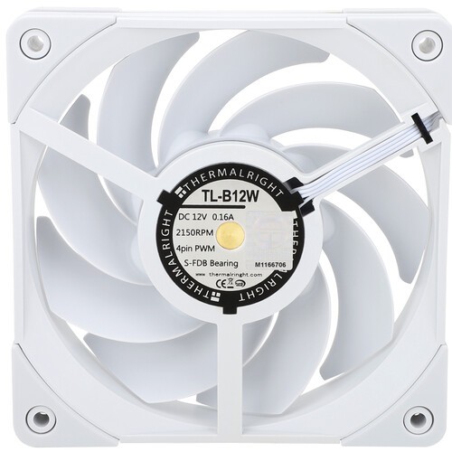 Вентилятор для корпуса Thermalright TL-B12W White (TRTLB12W)