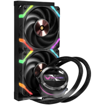 Система жидкостного охлаждения для процессора Valkyrie Dragonfang 240 ARGB Black (HW GL240)