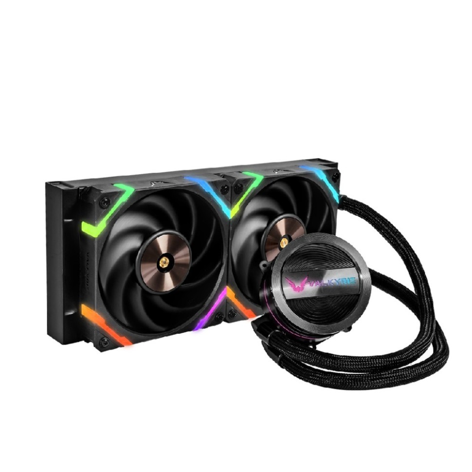 Система жидкостного охлаждения для процессора Valkyrie Dragonfang 240 ARGB Black (HW GL240)