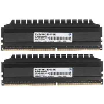 Оперативная память 16 Gb 3200 MHz PATRIOT VIPER 4 BLACKOUT (PVB416G320C6K)