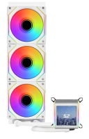 Система жидкостного охлаждения для процессора Lian Li GA II LCD SL-INF 360 ARGB White (GA2ALCD36INW) (G89.GA2ALCD36INW.R0)