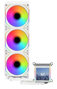 Система жидкостного охлаждения для процессора Lian Li GA II LCD SL-INF 360 ARGB White (GA2ALCD36INW) (G89.GA2ALCD36INW.R0)