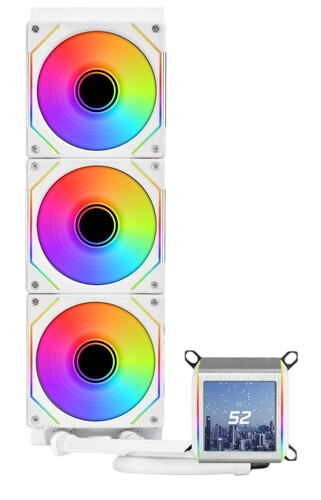 Система жидкостного охлаждения для процессора Lian Li GA II LCD SL-INF 360 ARGB White (GA2ALCD36INW) (G89.GA2ALCD36INW.R0)