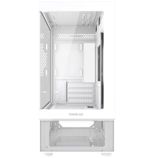 Компьютерный корпус Powercase Vision Micro M2 TG White (CVMWM2-L0)
