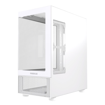 Компьютерный корпус Powercase Vision Micro M2 TG White (CVMWM2-L0)