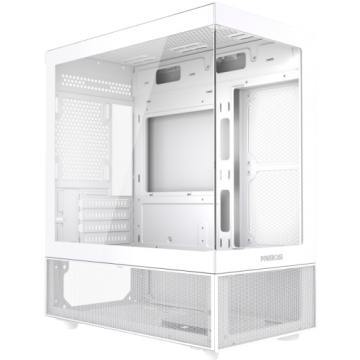 Компьютерный корпус Powercase Vision Micro M2 TG White (CVMWM2-L0)