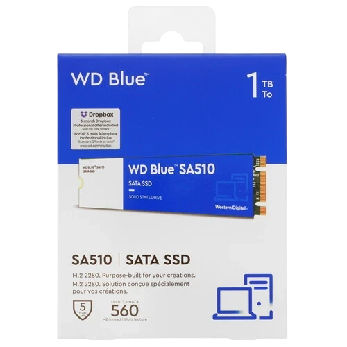 Твердотельный накопитель Western Digital 1000 Gb Blue (WDS100T3B0B)