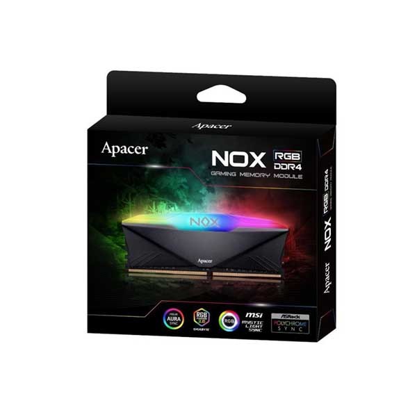 Оперативная память 32 Gb 3600 MHz Apacer NOX RGB Black (AH4U32G36C25YNBAA-2)