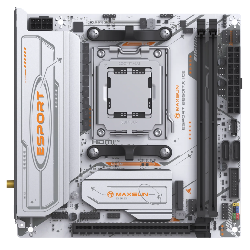 Материнская плата MaxSun MS-eSport B850ITX WIFI ICE (6940709661765)