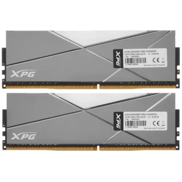 Оперативная память 16 Gb 5000 MHz ADATA SPECTRIX D50 XTREME GUNMETALL Grey RGB (AX4U50008G19M-DGM50X)