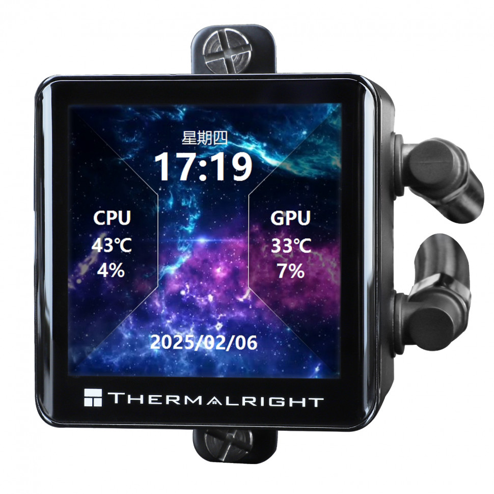 Система жидкостного охлаждения для процессора Thermalright Frozen Vision 360 ARGB Black V2 (TRFV360ABV2)