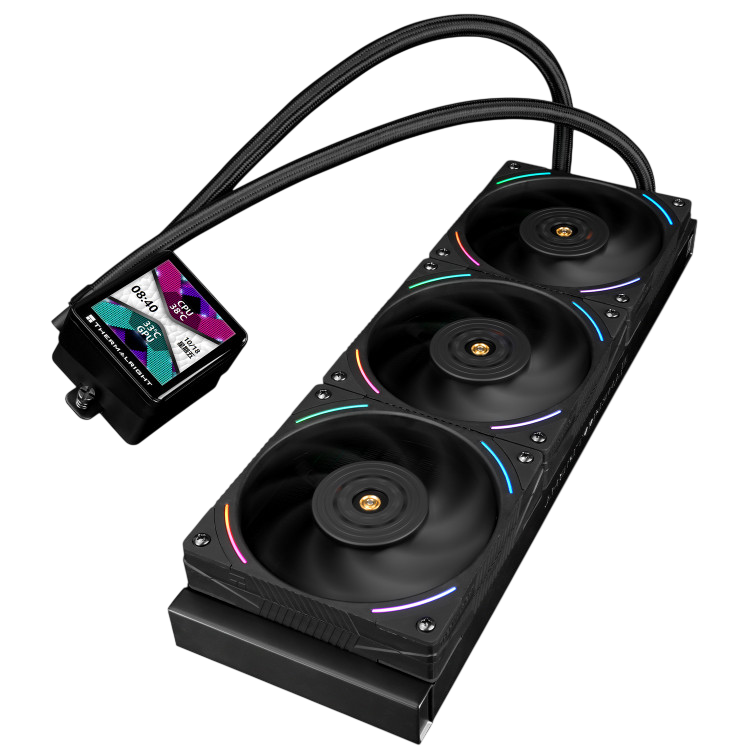 Система жидкостного охлаждения для процессора Thermalright Frozen Vision 360 ARGB Black V2 (TRFV360ABV2)