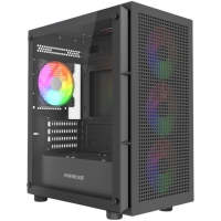Компьютерный корпус Powercase Mistral Micro EM17 ARGB Black (CMMEM17B-A4)