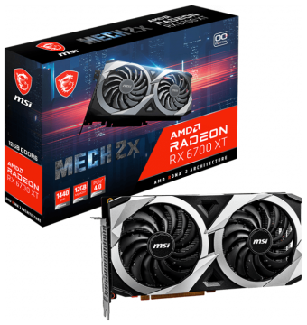 Видеокарта MSI (RX 6700 XT MECH 2X 12G OC) Radeon RX 6700 XT 12GB MECH 2X OC