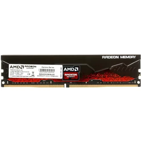 Оперативная память 32 Gb 3600 MHz AMD R9 GAMERS SERIES Black (R9S432G3606U2S)