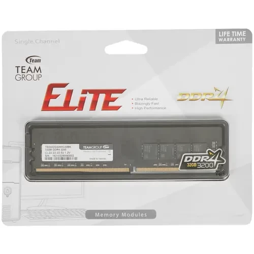 Оперативная память 32 Gb 3200 MHz Team Group ELITE (TED432G3200C2201)