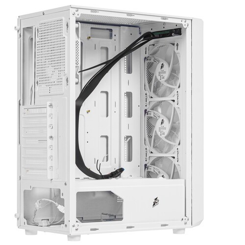 Компьютерный корпус 1STPLAYER FD3 White (FD3-WH-4F1-W)