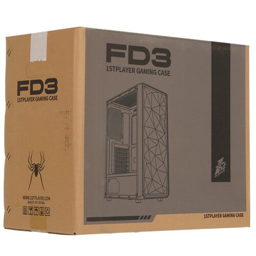 Компьютерный корпус 1STPLAYER FD3 White (FD3-WH-4F1-W)