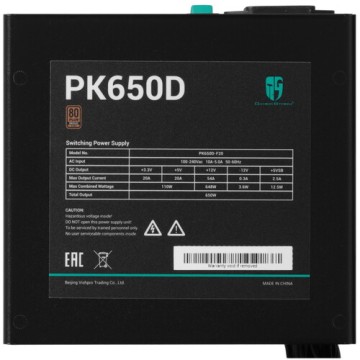 Блок питания Deepcool 650W PK650D R-PK650D-FA0B-EU