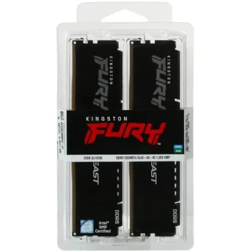 Оперативная память 32 Gb 5200 MHz Kingston HYPERX FURY BEAST (KF552C40BBK2-32)