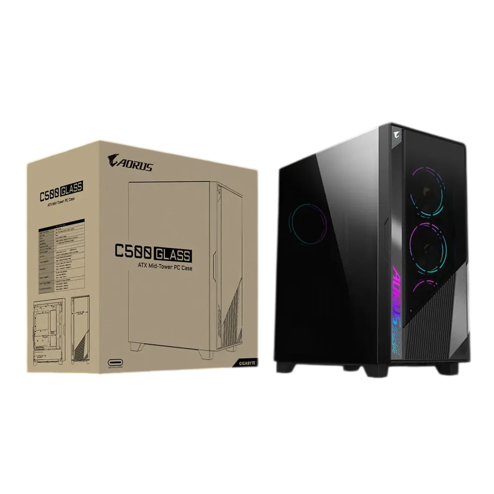 Компьютерный корпус Gigabyte AORUS C500 Glass TG ARGB GB-AC500G