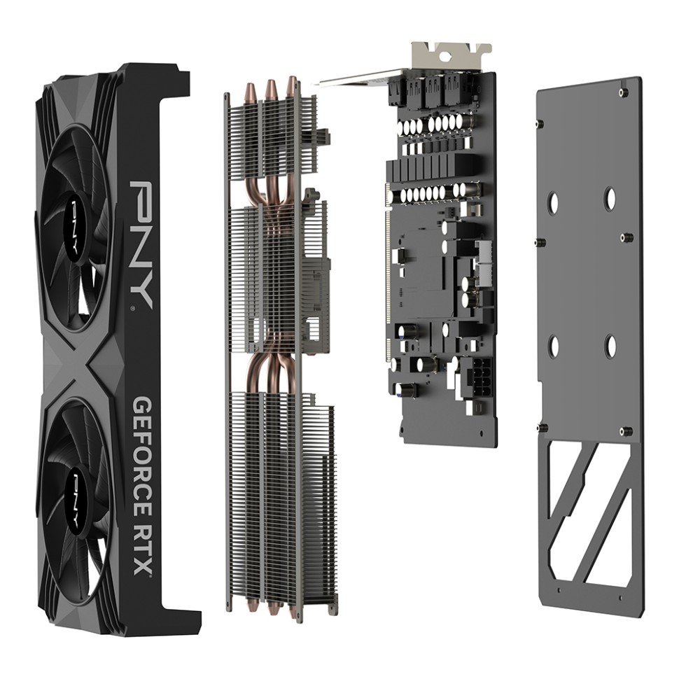Видеокарта PNY (VCG4060T8DFXPB1) GeForce RTX 4060 Ti 8GB VERTO 2FAN DLSS 3