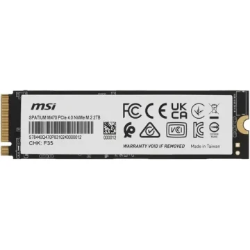 Твердотельный накопитель MSI 2000 Gb SPATIUM M470 S78-440Q470-P83