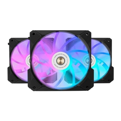 Вентилятор для корпуса ALSEYE Cooling Fan i12B-K3 Black PWM