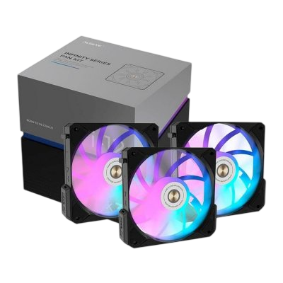 Вентилятор для корпуса ALSEYE Cooling Fan i12B-K3 Black PWM