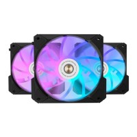 Вентилятор для корпуса ALSEYE Cooling Fan i12B-K3 Black PWM
