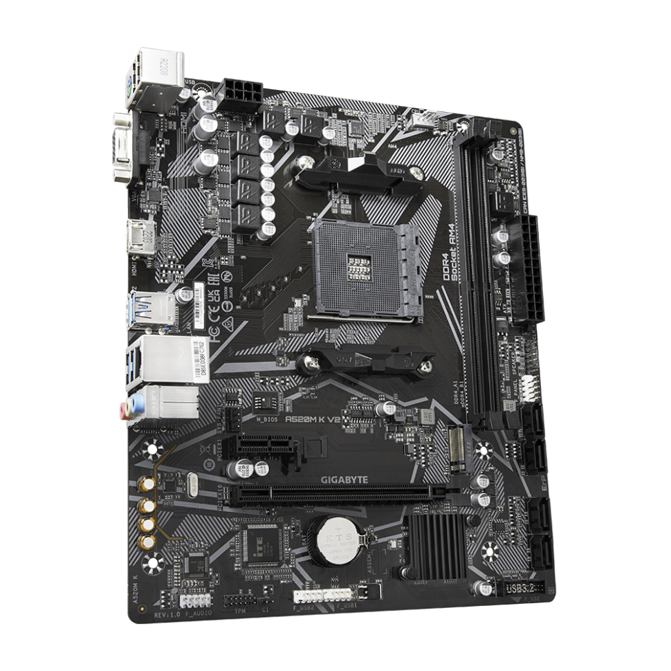 Материнская плата Gigabyte A520M K V2 1.1