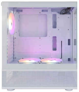 Компьютерный корпус 1STPLAYER MIKU Mi7-A LED TG White (Mi7-A-WH-2F1R-W-1F1-W)