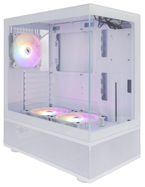Компьютерный корпус 1STPLAYER MIKU Mi7-A LED TG White (Mi7-A-WH-2F1R-W-1F1-W)