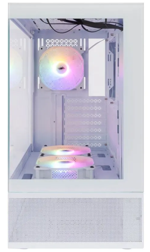 Компьютерный корпус 1STPLAYER MIKU Mi7-A LED TG White (Mi7-A-WH-2F1R-W-1F1-W)