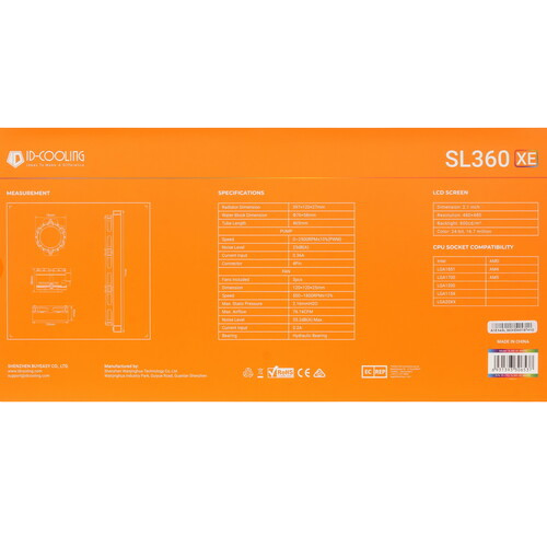 Система жидкостного охлаждения для процессора ID-COOLING SL360 XE White