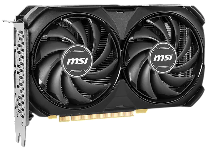 Видеокарта MSI (RTX 4060 Ti VENTUS 2X BLACK 8G) GeForce RTX 4060 Ti 8GB VENTUS 2X BLACK