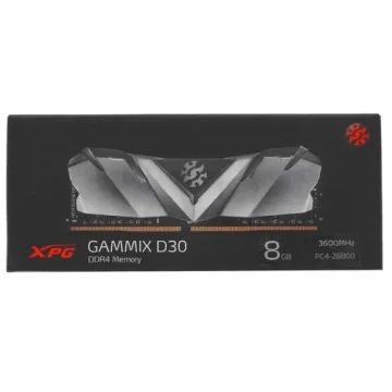 Оперативная память 8 Gb 3600 MHz ADATA XPG GAMMIX D30 (AX4U36008G18I-SB30)