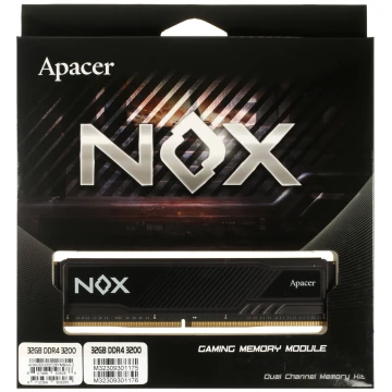 Оперативная память 32 Gb 3200 MHz Apacer NOX (AH4U32G32C28YMBAA-2)
