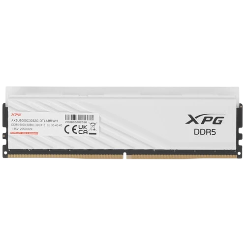 Оперативная память 64 Gb 6000 MHz ADATA XPG LANCER Blade White RGB (AX5U6000C3032G-DTLABRWH)