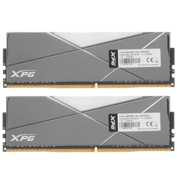 Оперативная память 16 Gb 4800 MHz ADATA XPG SPECTRIX D50 XTREME GUNMETALL RGB (AX4U48008G19K-DGM50X)