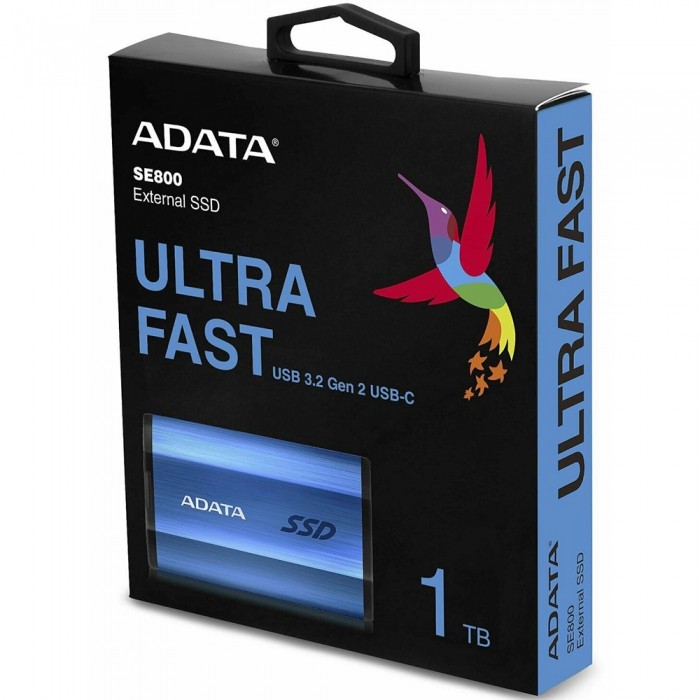 Внешний SSD ADATA 1000 Gb SE800 Blue ASE800-1TU32G2-CBL