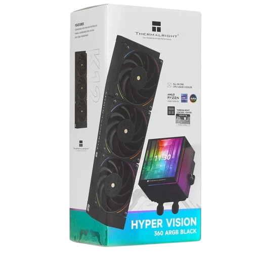 Система жидкостного охлаждения для процессора Thermalright Hyper Vision 360 ARGB Black (TRHV360AB)