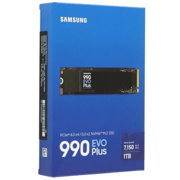 Твердотельный накопитель Samsung 1000 Gb 990 EVO PLUS (MZ-V9S1T0B/AM)