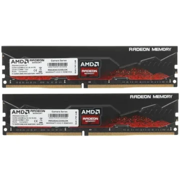 Оперативная память 64 Gb 3200 MHz AMD R9 GAMERS SERIES Black (R9S464G3206U2K)