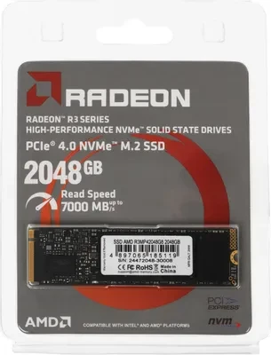 Твердотельный накопитель AMD 2048 Gb Radeon R3 Series (R3MP42048G8)