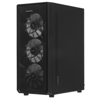 Компьютерный корпус 1STPLAYER FD3 FRGB Black (FD3-BK-4F1)