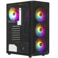 Компьютерный корпус 1STPLAYER FD3 FRGB Black (FD3-BK-4F1)